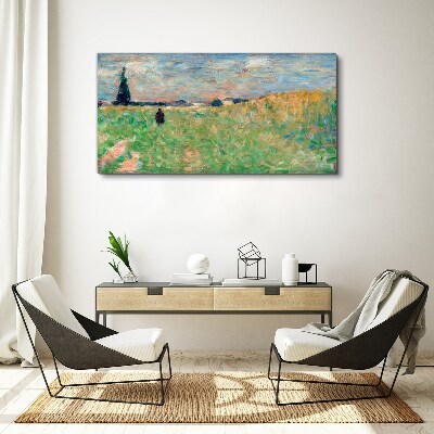 Obraz Canvas Spacer wśród zieleni
