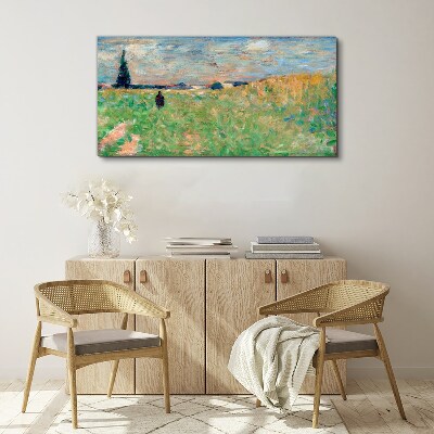 Obraz Canvas Spacer wśród zieleni