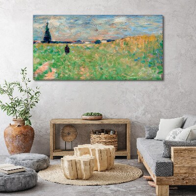 Obraz Canvas Spacer wśród zieleni