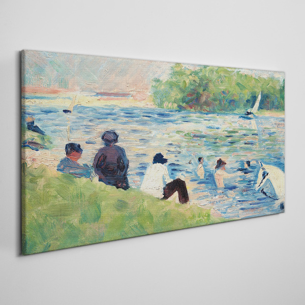 Obraz Canvas Letni dzień nad rzeką