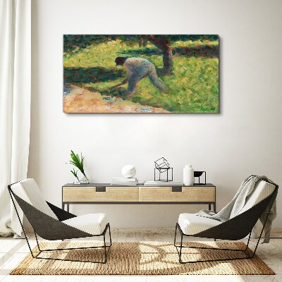 Obraz na Płótnie Chłop z Hoe Seurat