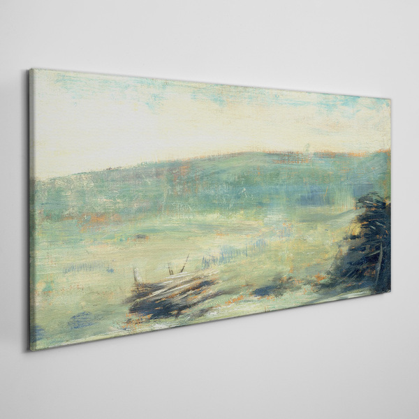 Obraz Canvas Spokojny pejzaż w pastelowych tonach