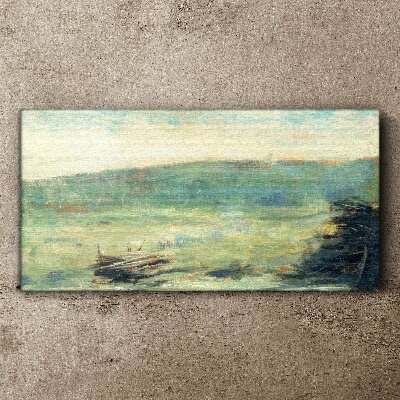 Obraz Canvas Spokojny pejzaż w pastelowych tonach