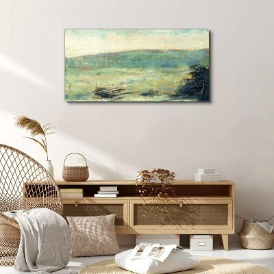Obraz Canvas Spokojny pejzaż w pastelowych tonach