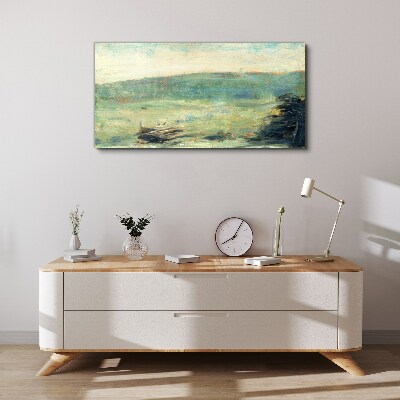 Obraz Canvas Spokojny pejzaż w pastelowych tonach