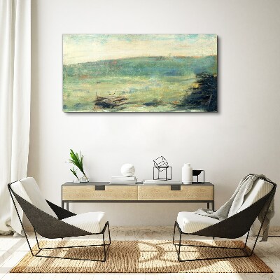 Obraz Canvas Spokojny pejzaż w pastelowych tonach