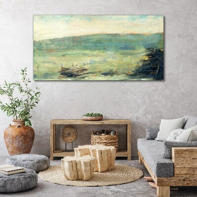 Obraz Canvas Spokojny pejzaż w pastelowych tonach