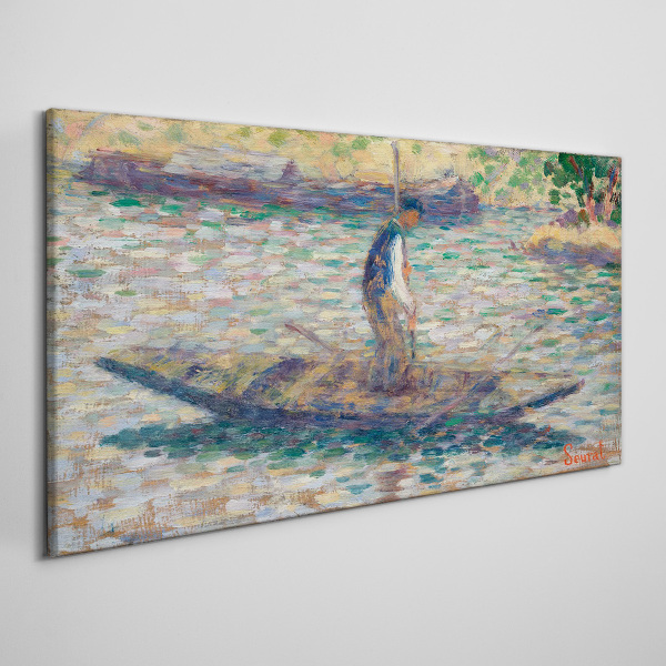 Obraz Canvas Żeglarz na rzece