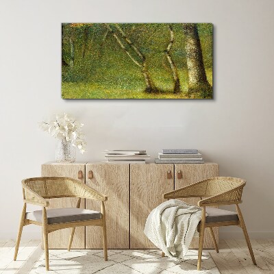 Obraz Canvas Forest at Pontaubert Seurat
