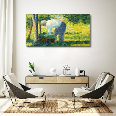 Obraz na Płótnie Ogrodnik Seurat
