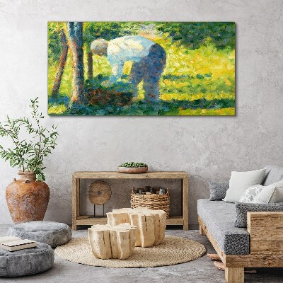 Obraz na Płótnie Ogrodnik Seurat