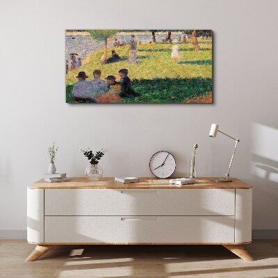 Obraz Canvas Letnie popołudnie nad rzeką
