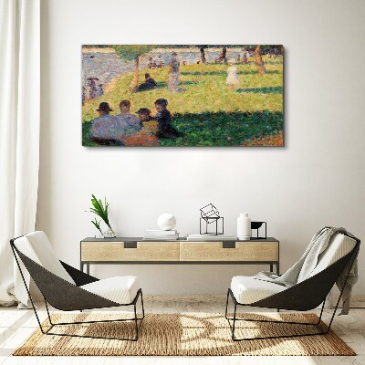 Obraz Canvas Letnie popołudnie nad rzeką