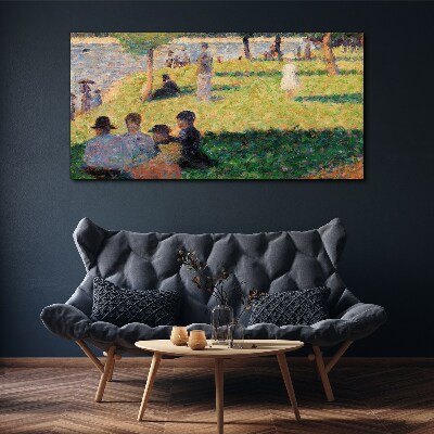 Obraz Canvas Letnie popołudnie nad rzeką
