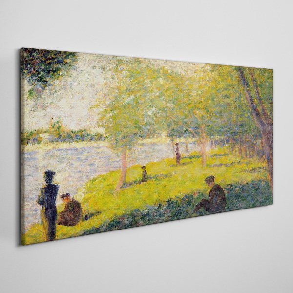 Obraz Canvas Letni dzień nad rzeką