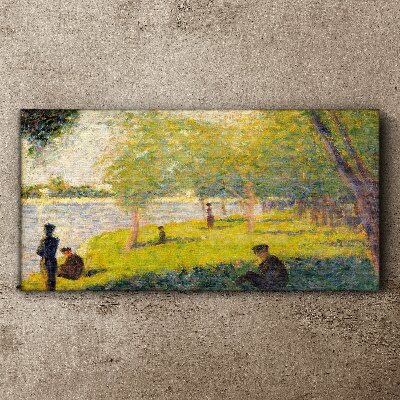 Obraz Canvas Letni dzień nad rzeką