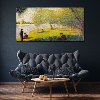 Obraz Canvas Letni dzień nad rzeką