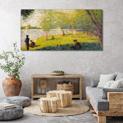 Obraz Canvas Letni dzień nad rzeką