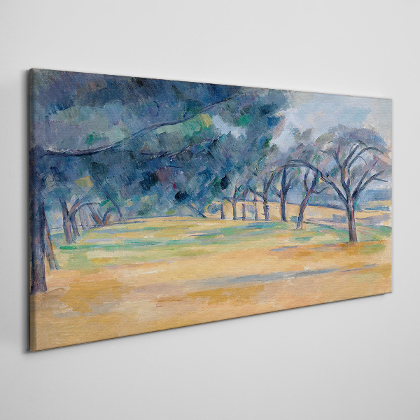Obraz Canvas Spokojny pejzaż z drzewami