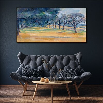 Obraz Canvas Spokojny pejzaż z drzewami