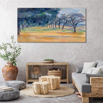 Obraz Canvas Spokojny pejzaż z drzewami