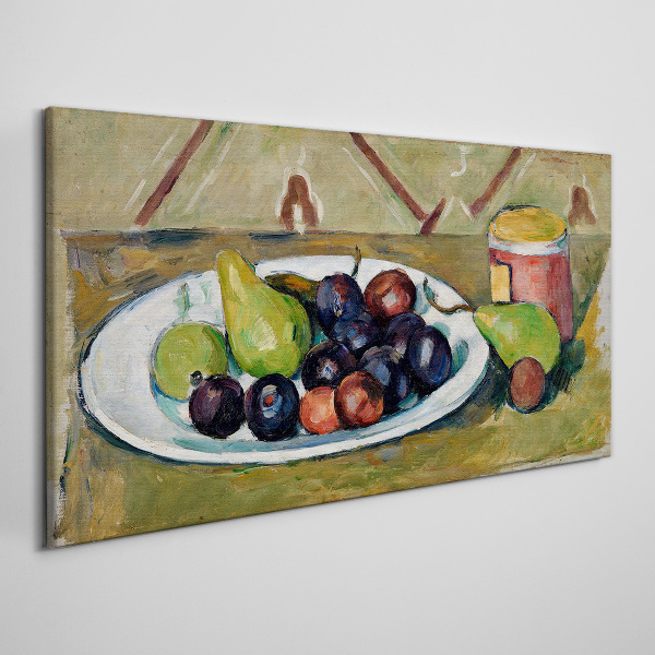 Obraz Canvas Owocowa kompozycja na talerzu