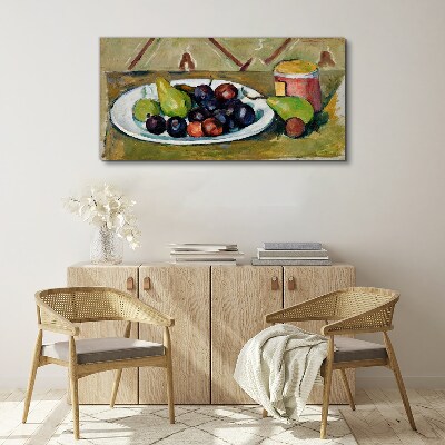 Obraz Canvas Owocowa kompozycja na talerzu