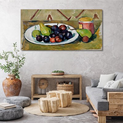 Obraz Canvas Owocowa kompozycja na talerzu