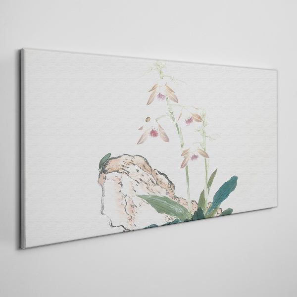 Obraz Canvas Kwiaty na tle natury