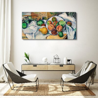 Obraz Canvas Owocowa kompozycja na białym tle