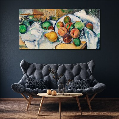 Obraz Canvas Owocowa kompozycja na białym tle