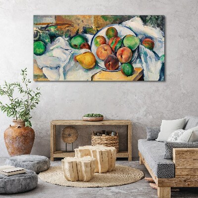 Obraz Canvas Owocowa kompozycja na białym tle