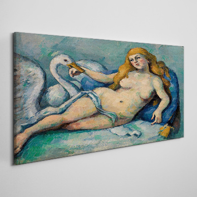 Obraz na Płótnie Leda i Swan Paul Cézanne