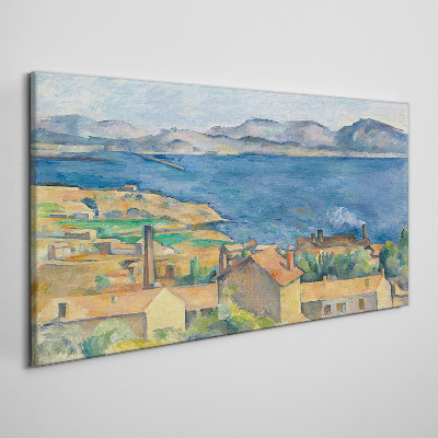 Obraz na Płótnie Bay of Marsylia Cézanne