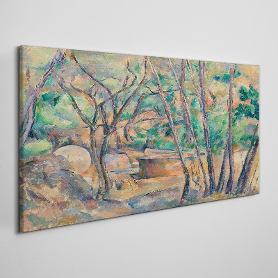 Obraz Canvas Pejzaż wśród drzew