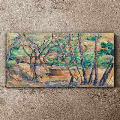 Obraz Canvas Pejzaż wśród drzew