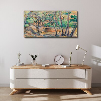 Obraz Canvas Pejzaż wśród drzew