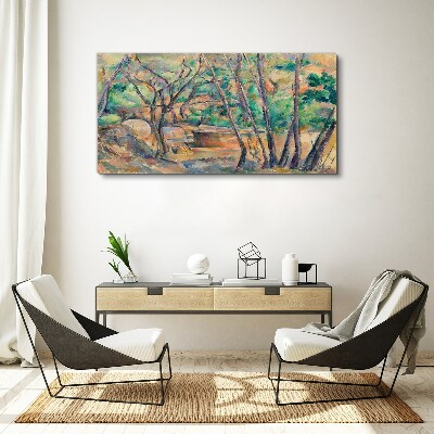 Obraz Canvas Pejzaż wśród drzew