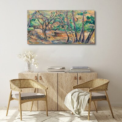 Obraz Canvas Pejzaż wśród drzew