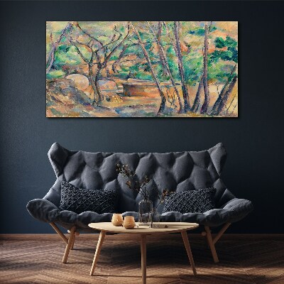Obraz Canvas Pejzaż wśród drzew
