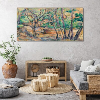 Obraz Canvas Pejzaż wśród drzew