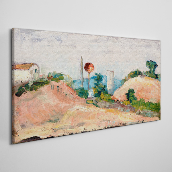 Obraz Canvas Railroad Cut Cézanne