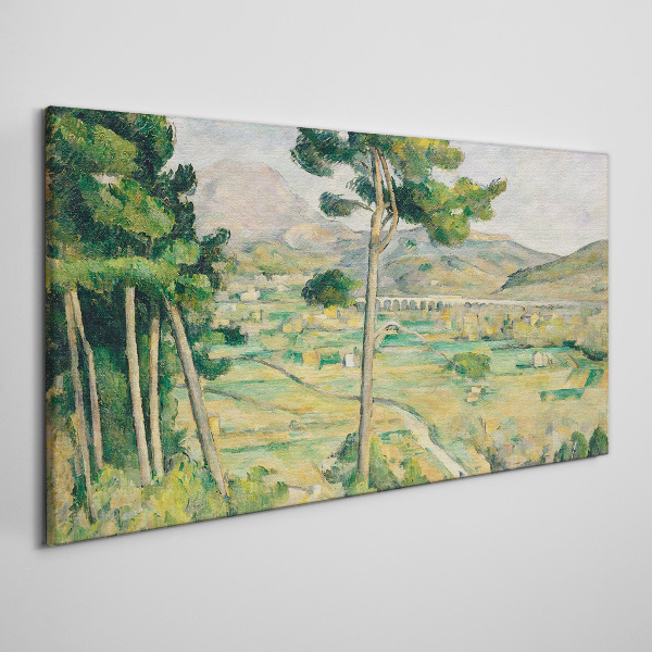 Obraz Canvas Krajobraz z drzewami