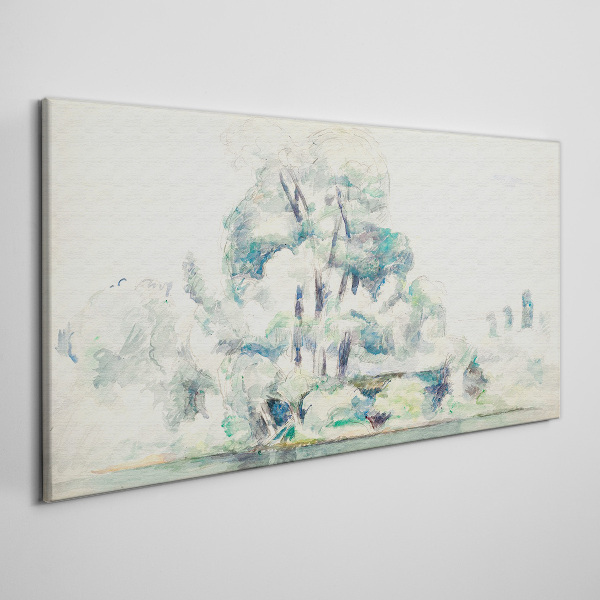 Obraz Canvas Spokojny pejzaż w pastelowych odcieniach