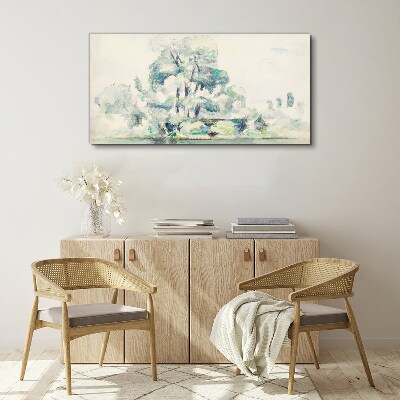Obraz Canvas Spokojny pejzaż w pastelowych odcieniach