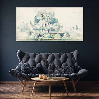 Obraz Canvas Spokojny pejzaż w pastelowych odcieniach