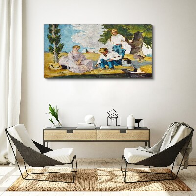 Obraz Canvas Letnie popołudnie na wsi