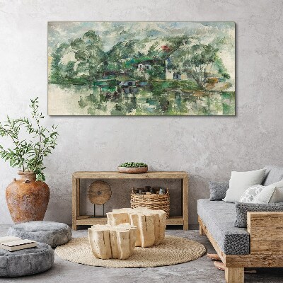 Obraz Canvas Spokojny pejzaż nad wodą