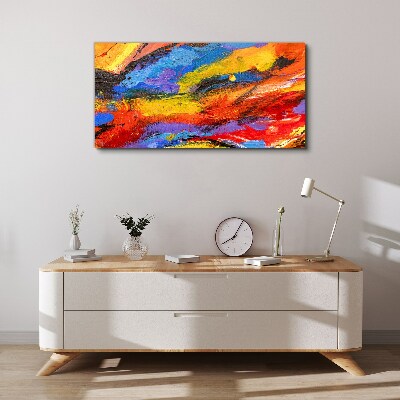 Obraz Canvas Dynamiczne kolory w ruchu