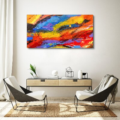Obraz Canvas Dynamiczne kolory w ruchu